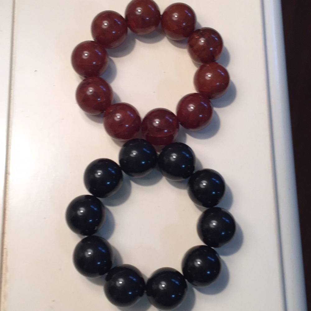 3/$13 Just Bundle large bead elastic brace…